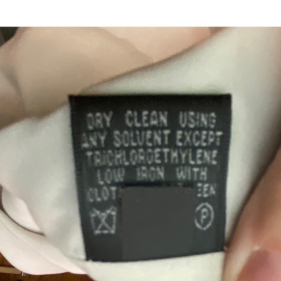 Lafayette 148 Silk Gray & Cream Color-block Dress - Picture 6 of 7